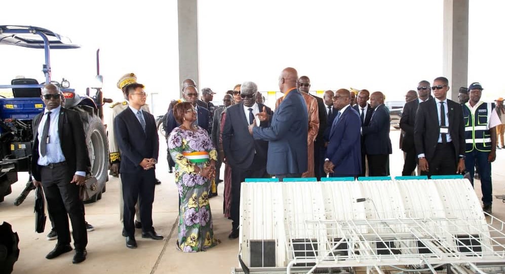 GBÉLÉBAN : LE PREMIER MINISTRE INAUGURE LE LYCÉE PROFESSIONNEL AGRICOLE