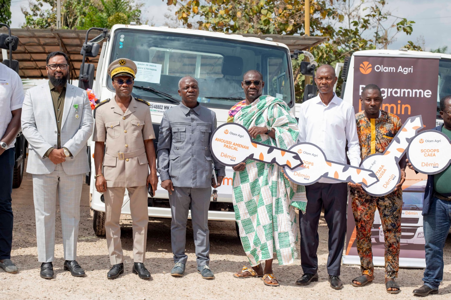 CÔTE D'IVOIRE- AGRICULTURE :OLAM AGRI LANCE LE PROGRAMME 《DÊMIN》POUR RENFORCER LA LOGISTIQUE DES PARTENAIRES AGRICOLES.