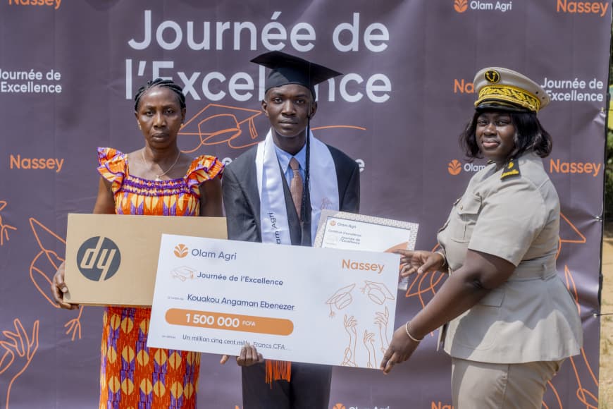 CÔTE D'IVOIRE/Aniassué : OLAM AGRI FAIT DE L’EXCELLENCE ACADÉMIQUE UN LEVIER DE DÉVELOPPEMENT RÉGIONAL