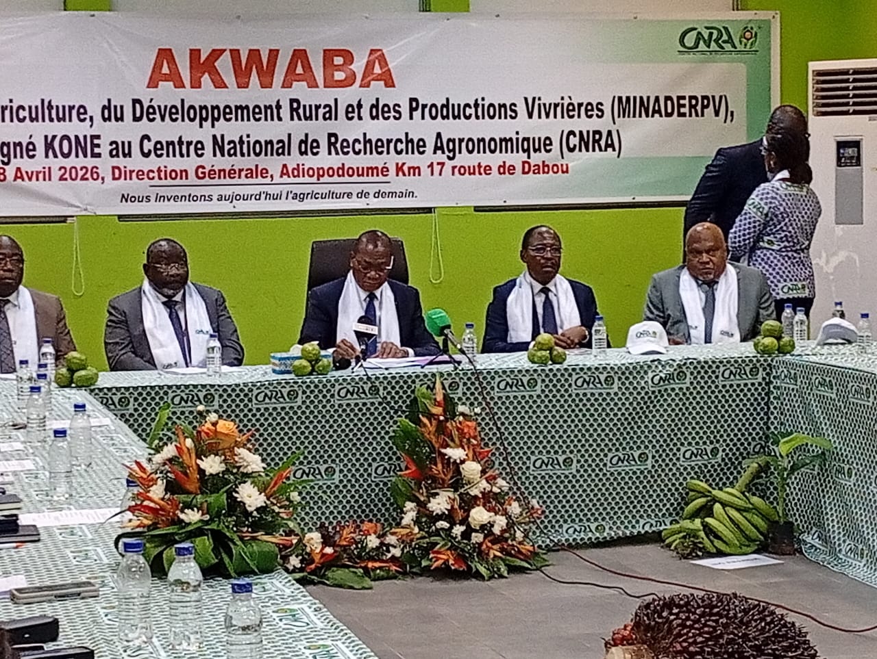 CÔTE D’IVOIRE – 27 OOO HECTARES PRESQUE ARRACHÉS AU CNRA, BRUNO NABAGNÉ KONÉ:  VOS PATRIMOINES VOUS SERONT RESTITUÉS