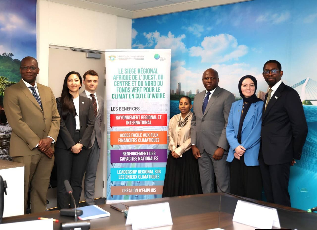 CÔTE D’IVOIRE-CLIMAT : ABOU BAMBA POSE LES BASES DE L’IMPLANTATION DU FONDS VERT CLIMAT