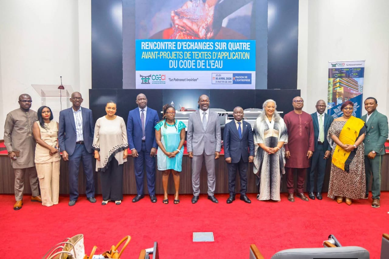 CÔTE D’IVOIRE-RESSOURCE EN EAUX : LE SECTEUR PRIVÉ ET L’ÉTAT AFFINENT LES DÉCRETS D’APPLICATION DU CODE DE L’EAU