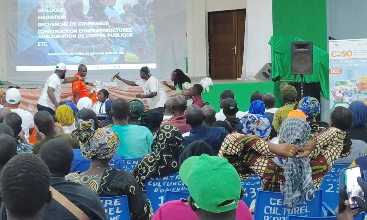 Cohésion Sociale : Le projet COSO  ravive l’engagement citoyen des jeunes et des femmes du district du Denguélé ( Odienné)