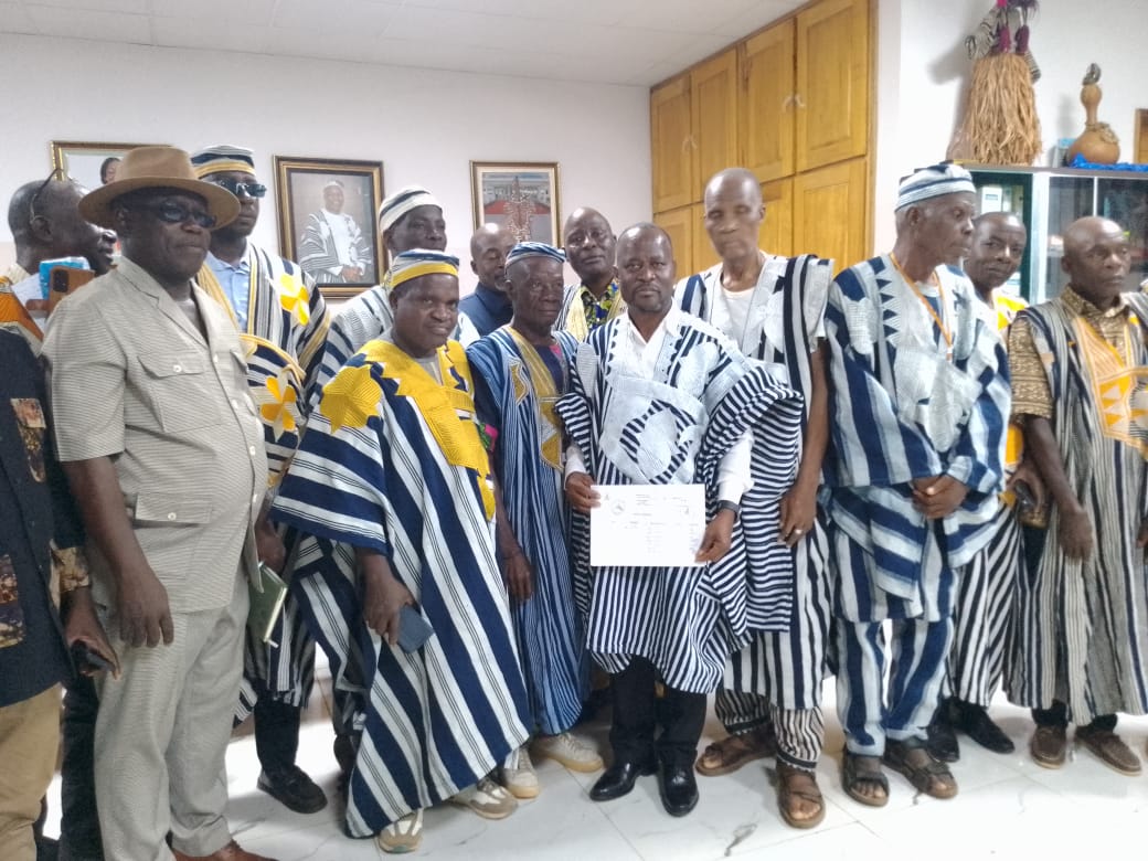 Yodé Noël nommé chef de la tribu Gbleu Nord à Man
