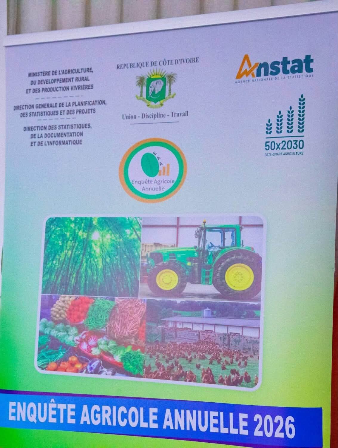 Données agricoles - La Côte d'Ivoire renforce son système d'information agricole