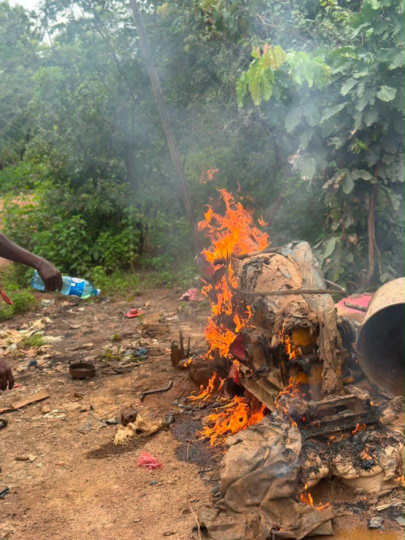 ORPAILLAGE CLANDESTIN: Les eaux et forêts frappent fort a KATIALI et SOLOGNOGO