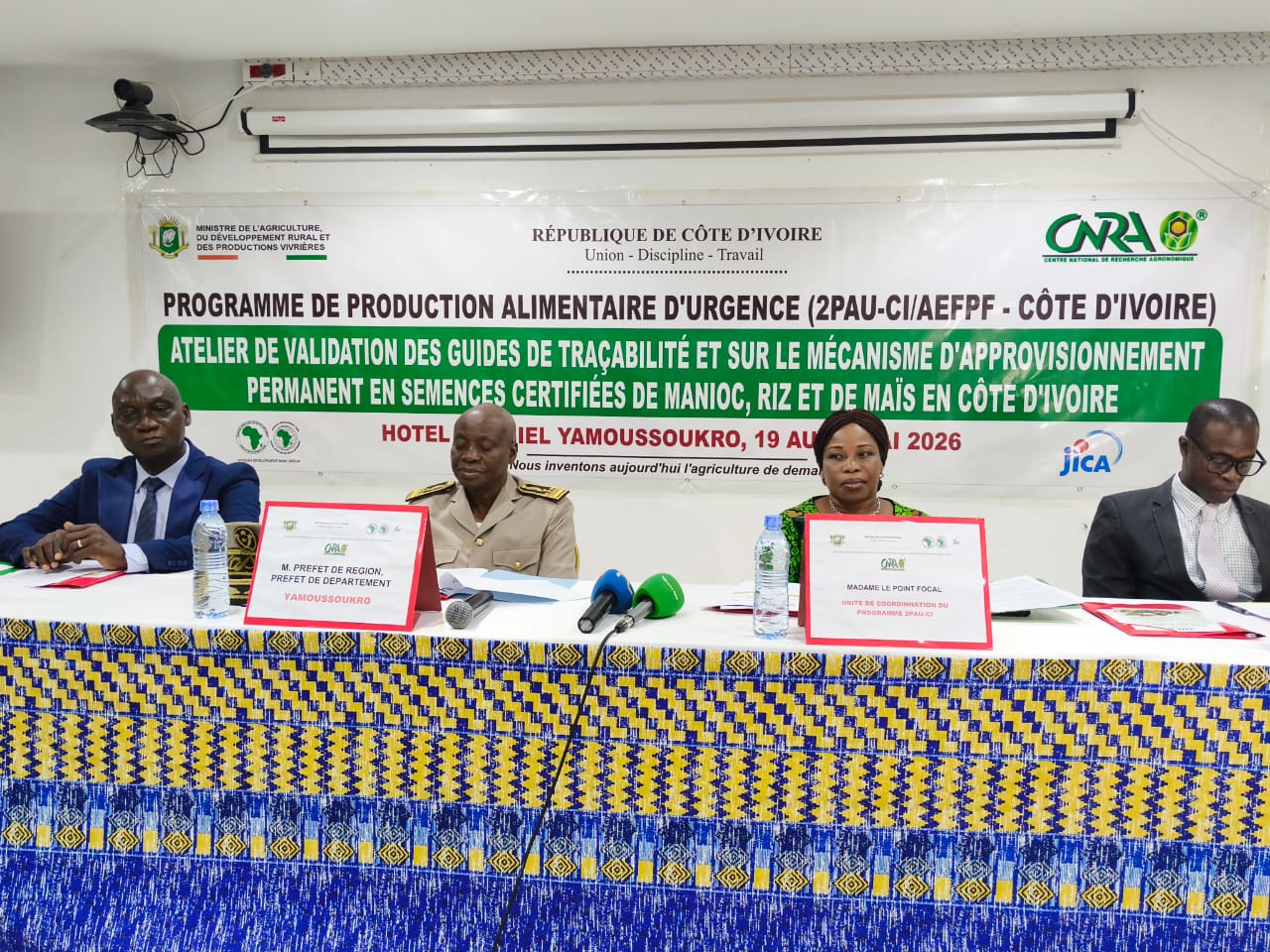 LA CÔTE D’IVOIRE DISPOSE D’UN GUIDE DE TRAÇABILITÉ DES SEMENCES CERTIFIÉES DE MANIOC, RIZ ET MAÏS.