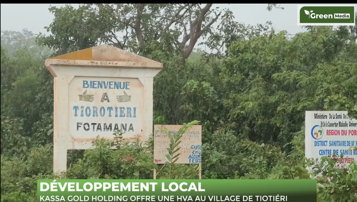 KASSA GOLD HOLDING OFFRE UNE HVA AU VILLAGE DE TIOROTIERI